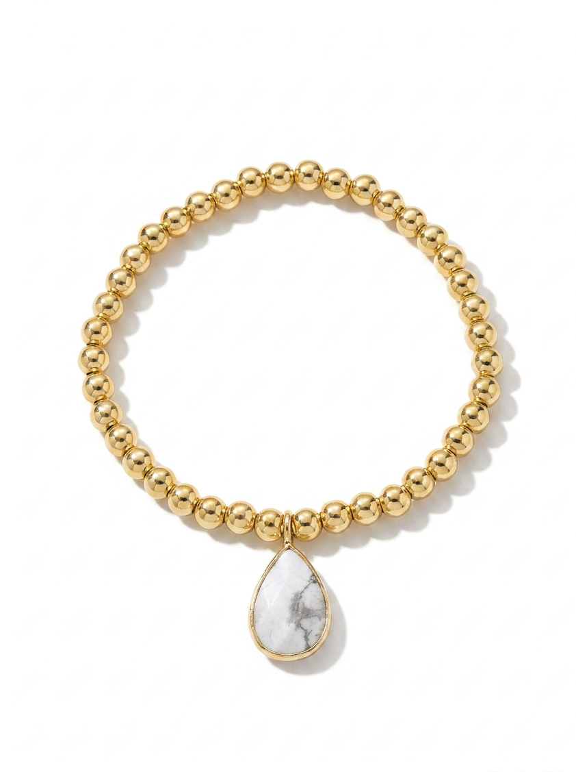 Howlite Stack Bracelet