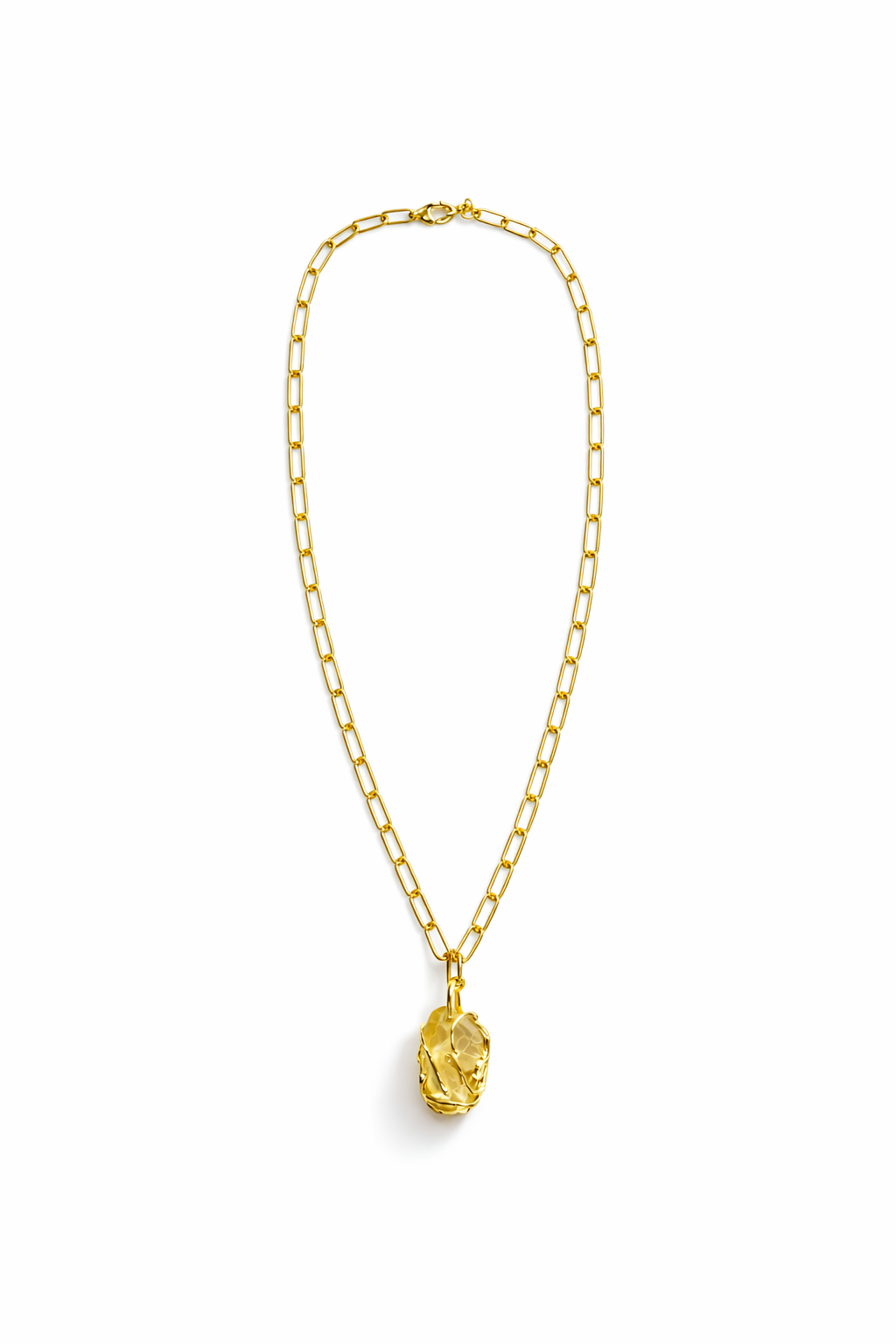 Libyan desert glass necklace