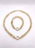 Ray of Sunshine Set — Citrine Necklace & Bracelet