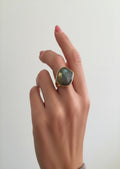 Labradorite ring
