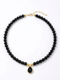 Onyx necklace and
