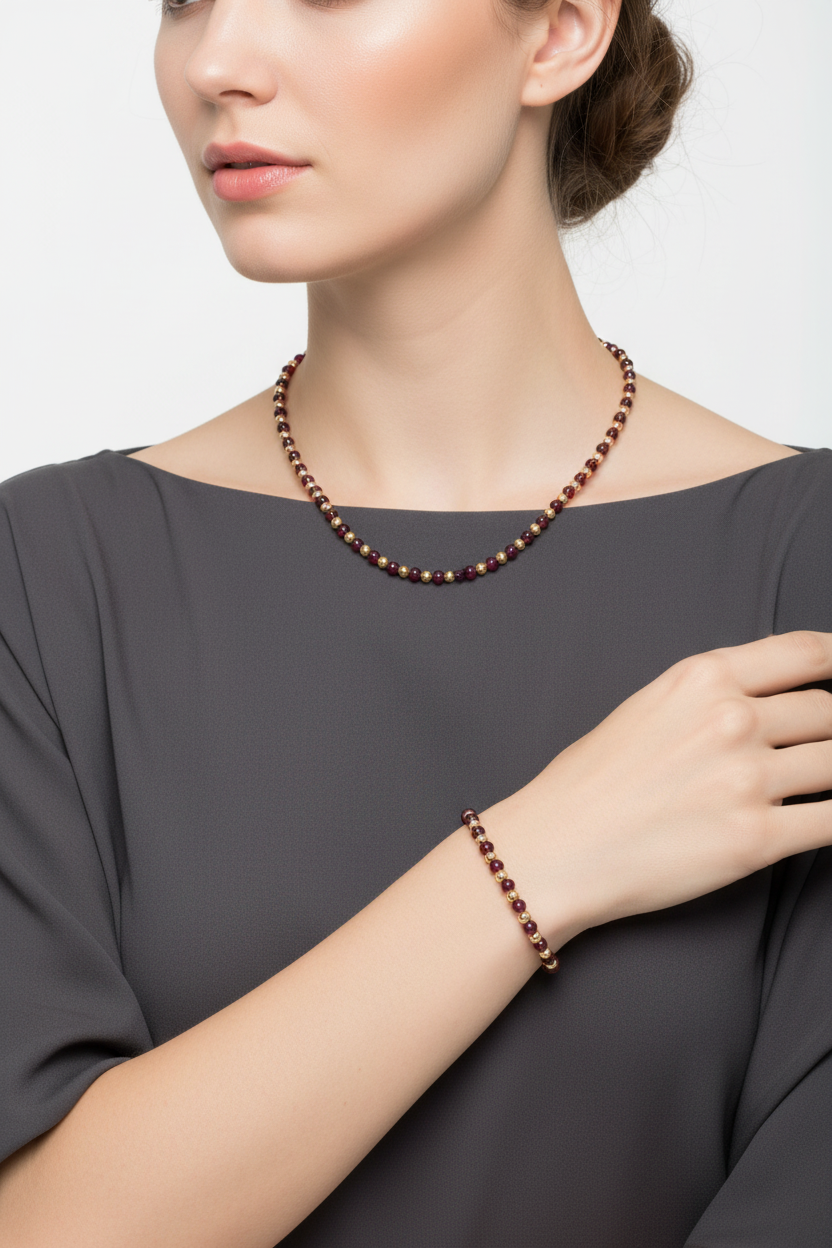 Pink tigers eye set