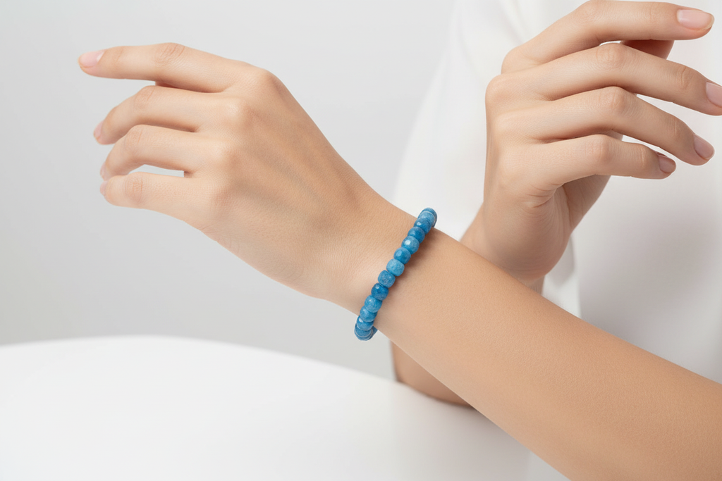 Manifest blue bracelet