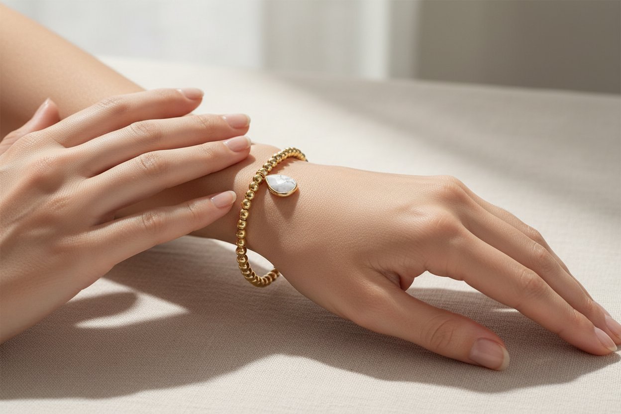 Howlite Stack Bracelet